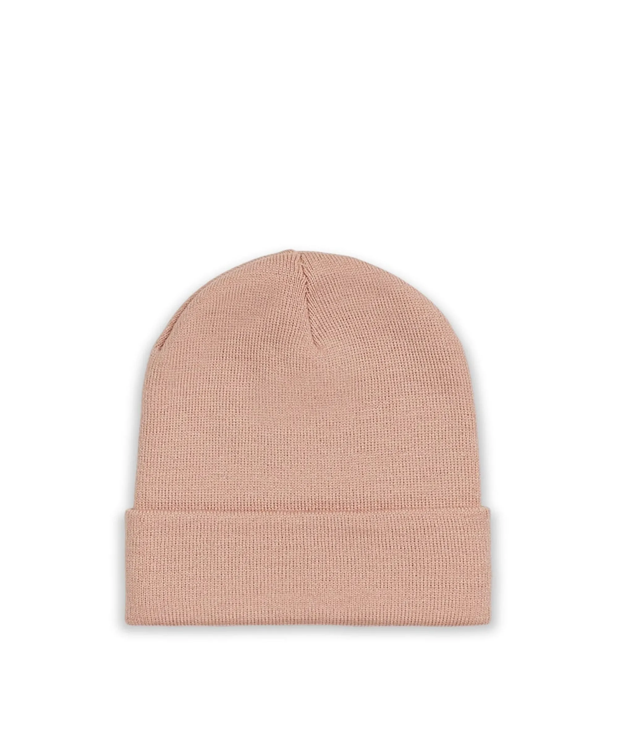 jonah_ribbed_knit_basic_beanie_with_label__light_pink_3.webp Outlet Jonah Ribbed Knit Basic Beanie With Label - Light Pink Hats | Beanies