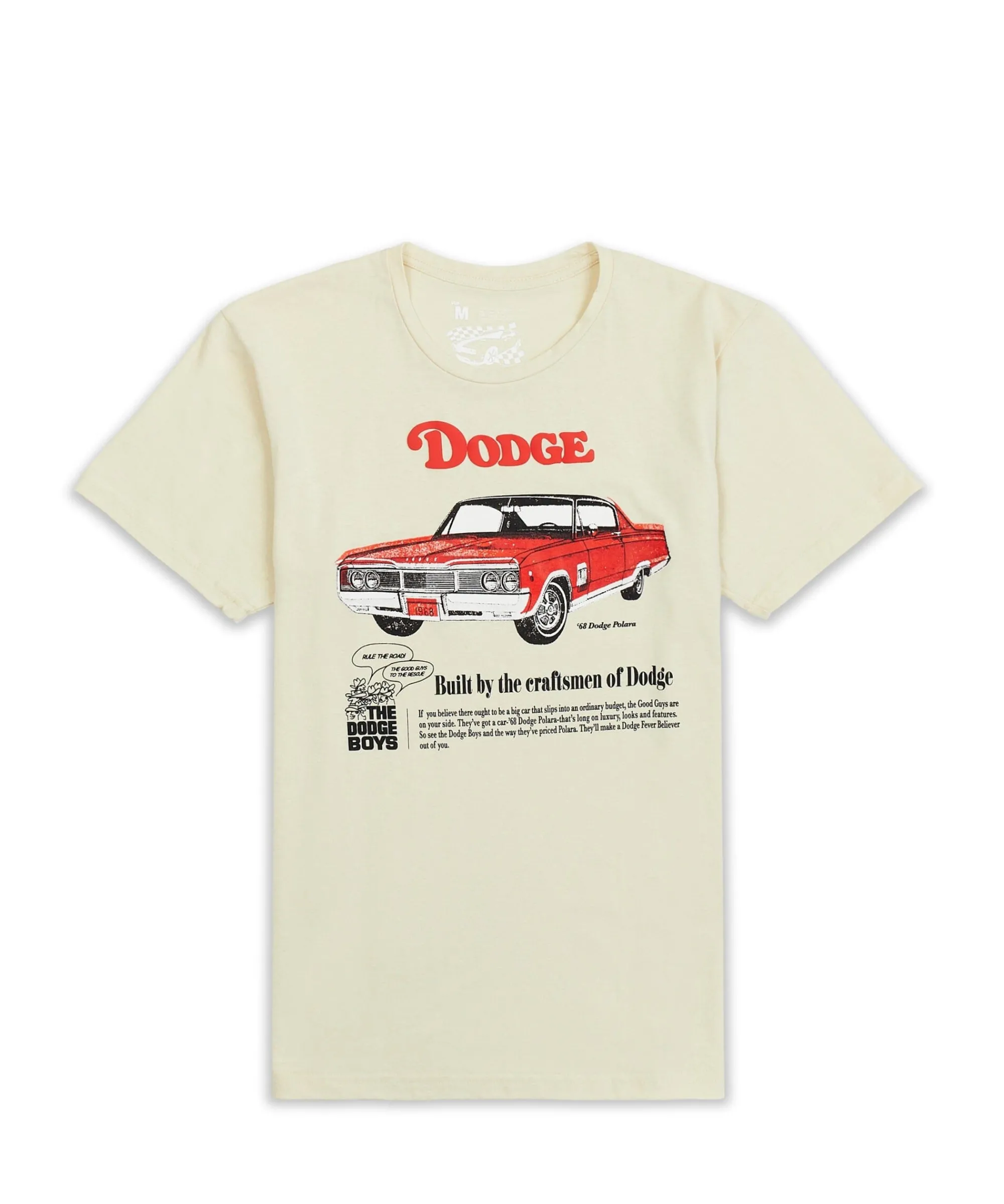 kids_dodge_boys_short_sleeve_tee__khaki_1.webp Online Kids Dodge Boys Short Sleeve Tee - Khaki Graphic Tees