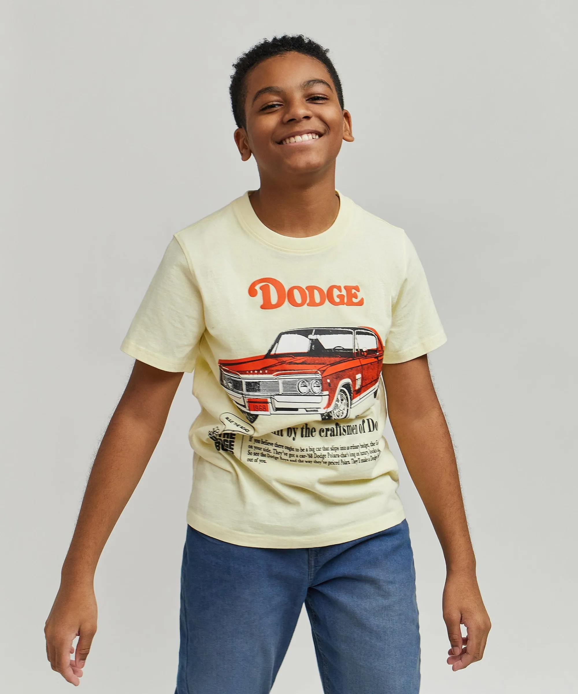 kids_dodge_boys_short_sleeve_tee__khaki_4.webp Online Kids Dodge Boys Short Sleeve Tee - Khaki Graphic Tees