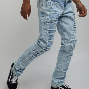 Best Sale Kingwood Distressed Light Wash Denim Jeans Denim Jeans | Shop All Bottoms