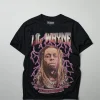 Outlet Lil Wayne A Mili Short Sleeve Tee - Black Graphic Tees