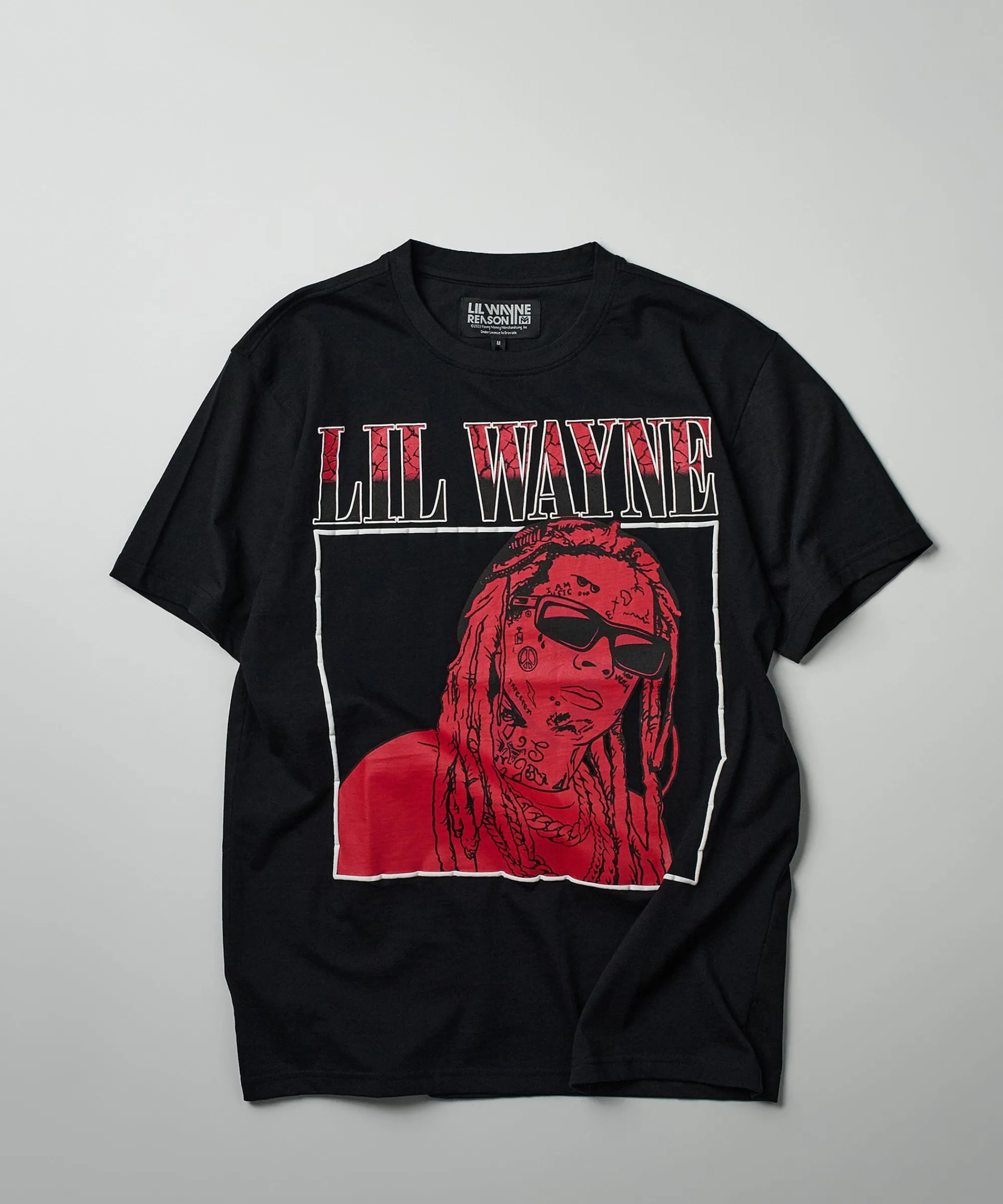 lil_wayne_box_short_sleeve_tee__black_0-1.webp Fashion Lil Wayne Box Short Sleeve Tee - Black Graphic Tees
