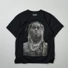 New Lil Wayne Box Short Sleeve Tee - Black Graphic Tees