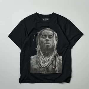 New Lil Wayne Box Short Sleeve Tee - Black Graphic Tees