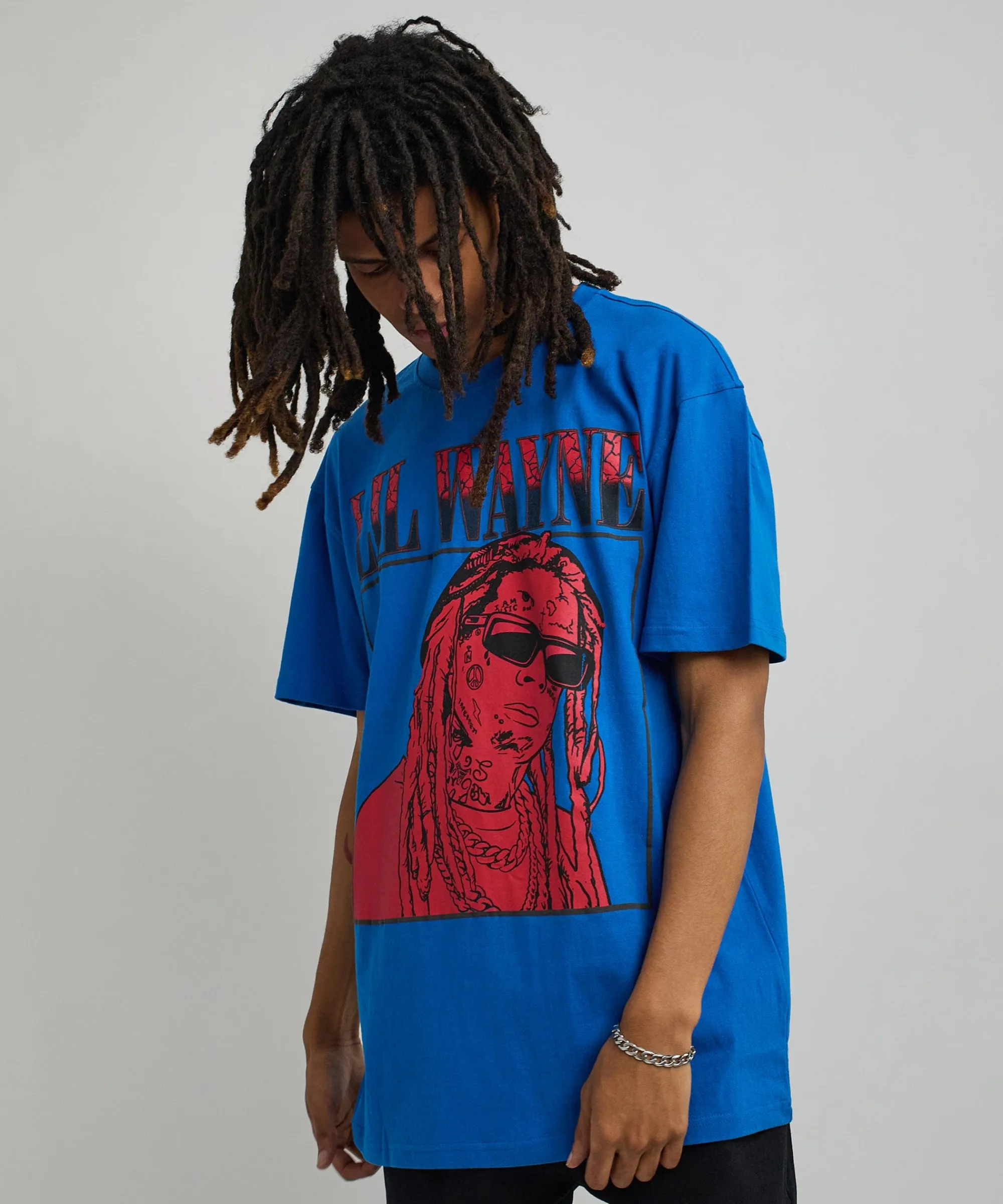 lil_wayne_box_short_sleeve_tee__blue_3.webp Best Lil Wayne Box Short Sleeve Tee - Blue Graphic Tees