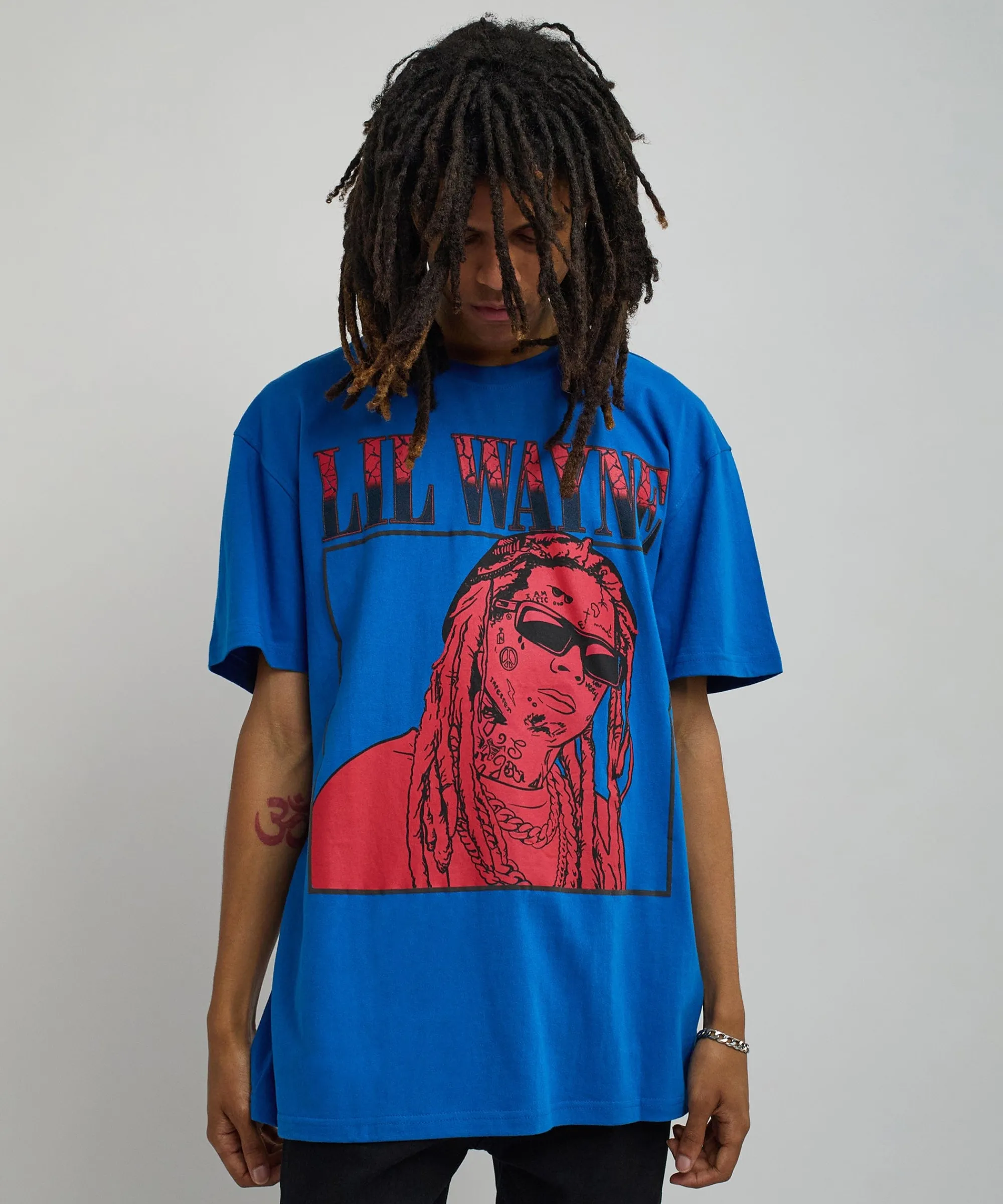 lil_wayne_box_short_sleeve_tee__blue_4.webp Best Lil Wayne Box Short Sleeve Tee - Blue Graphic Tees