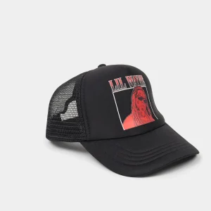Hot Lil Wayne Box Trucker Hat - Black Hats