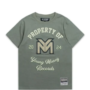 Discount Lil Wayne Property Of Short Sleeve Tee - Olive Green Graphic Tees