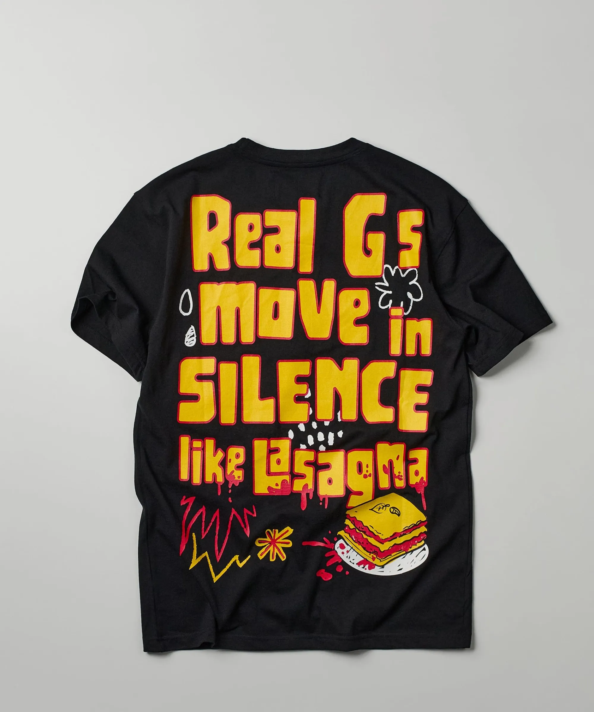 Best Sale Lil Wayne Real GS Front And Back Print Short Sleeve Tee - Black Graphic Tees