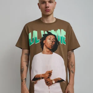 Shop Lil Wayne Tha Carter Short Sleeve Tee - Brown Graphic Tees