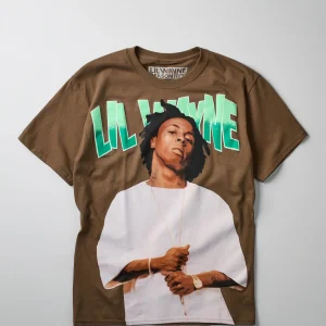 Shop Lil Wayne Tha Carter Short Sleeve Tee - Brown Graphic Tees