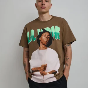 Shop Lil Wayne Tha Carter Short Sleeve Tee - Brown Graphic Tees