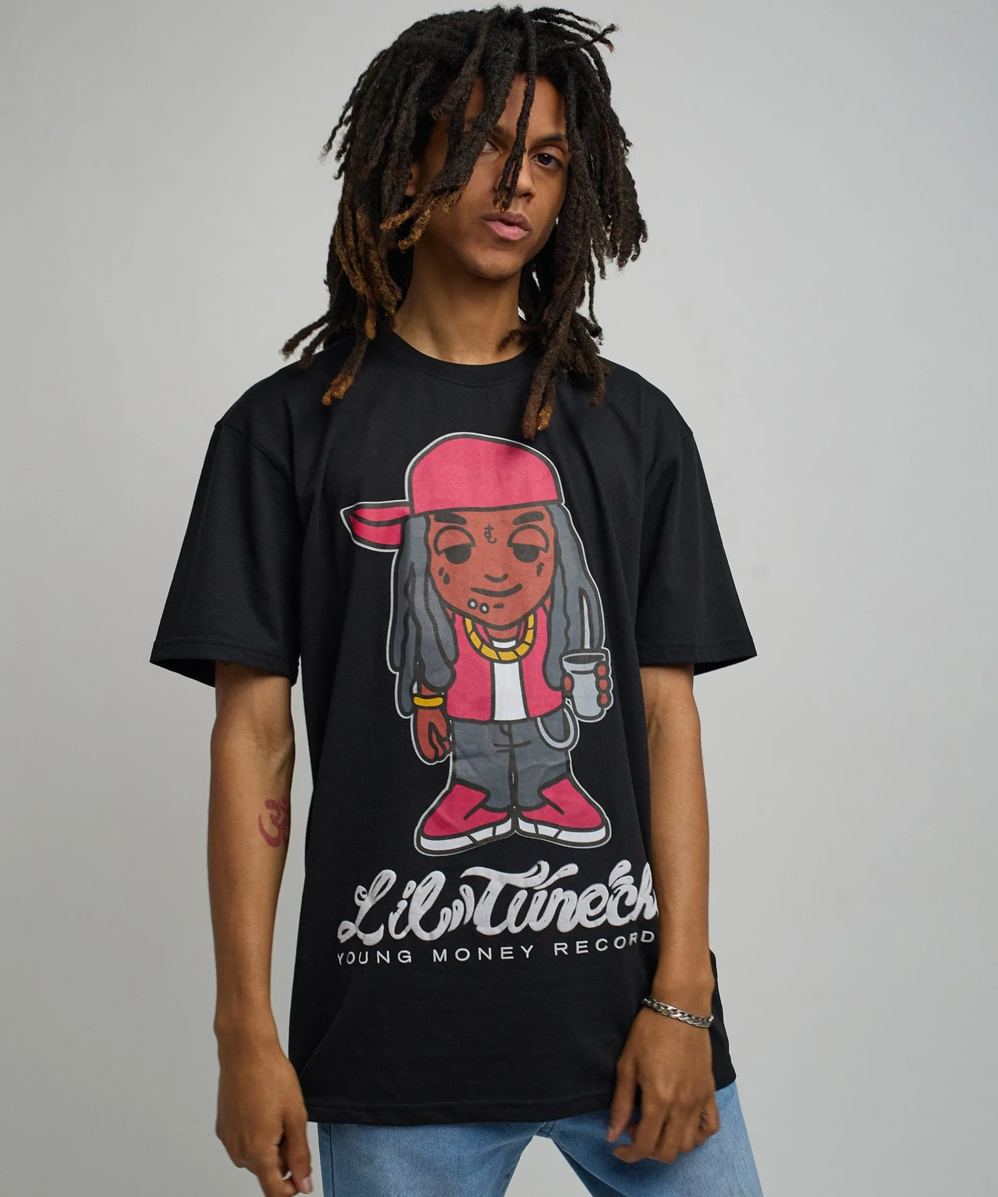 lil_wayne_tunechi_short_sleeve_tee__black_0.webp Best Sale Lil Wayne Tunechi Short Sleeve Tee - Black Graphic Tees