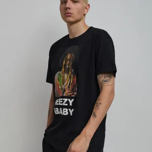 Cheap Lil Wayne Weezy F Baby Photo Short Sleeve Tee - Black Graphic Tees