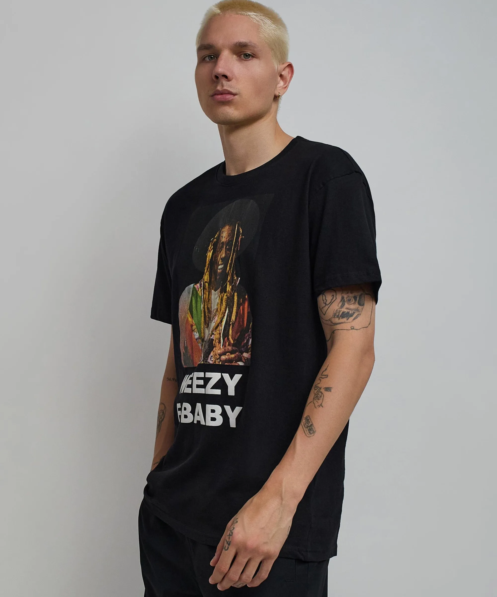lil_wayne_weezy_f_baby_photo_short_sleeve_tee__black_1.webp Cheap Lil Wayne Weezy F Baby Photo Short Sleeve Tee - Black Graphic Tees