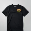 Cheap Lil Wayne Young Graffiti Short Sleeve Tee - Black Graphic Tees