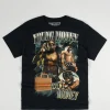 Sale Lil Wayne Young Money Got Money Short Sleeve Tee - Black Graphic Tees