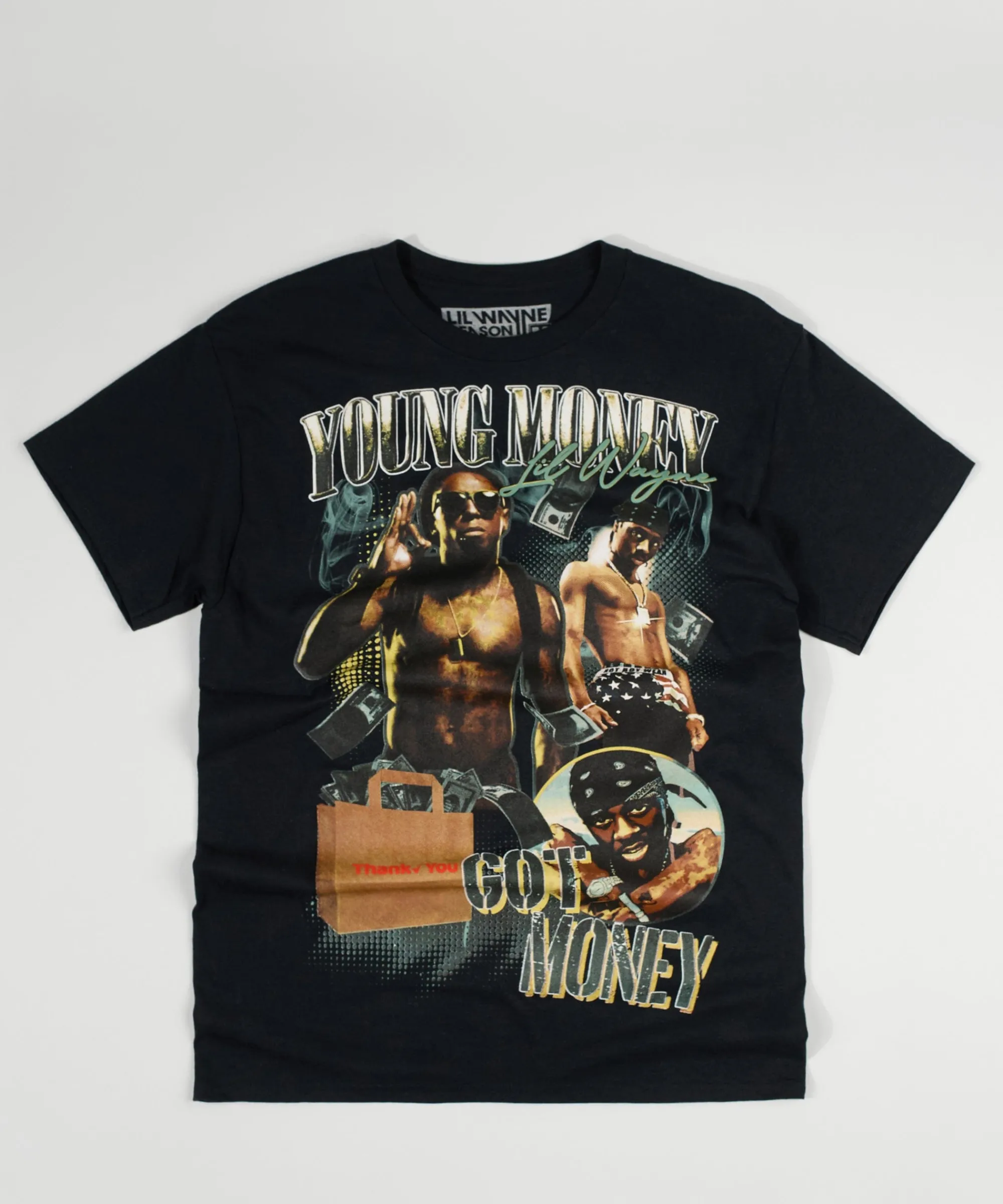 lil_wayne_young_money_got_money_short_sleeve_tee__black_0.webp Sale Lil Wayne Young Money Got Money Short Sleeve Tee - Black Graphic Tees