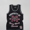 Fashion Lil Wayne Young Money Records Basketball Jersey - Black Jerseys