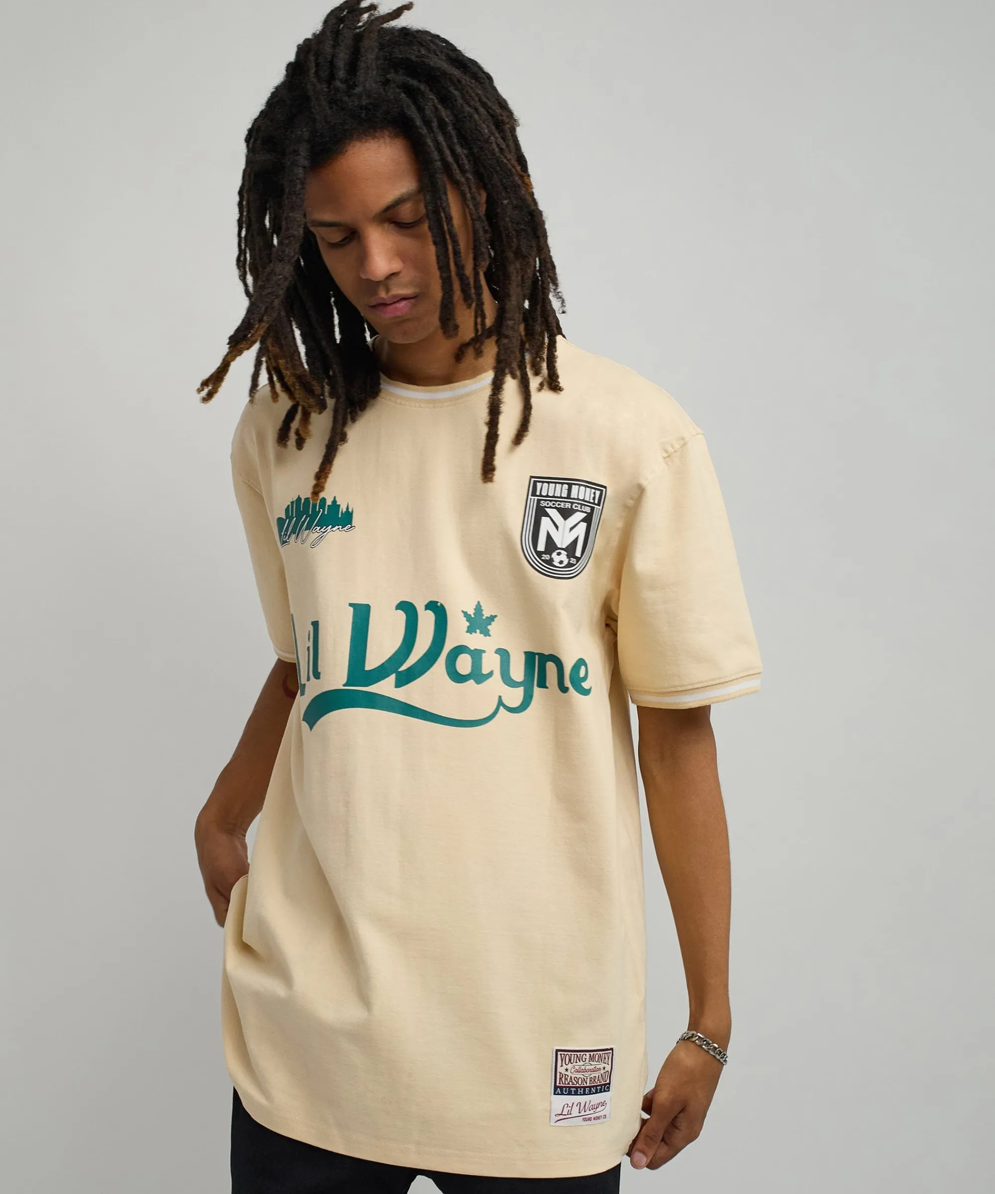 lil_wayne_young_money_soccer_jersey__khaki_0.webp Store Lil Wayne Young Money Soccer Jersey - Khaki Jerseys