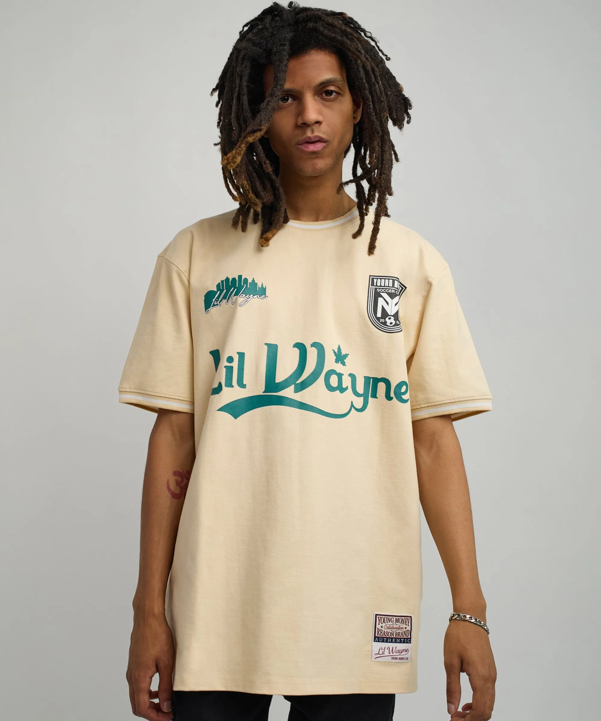 lil_wayne_young_money_soccer_jersey__khaki_1.webp Store Lil Wayne Young Money Soccer Jersey - Khaki Jerseys