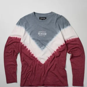 Discount Long Sleeve Tie Dye Tee Graphic Tees