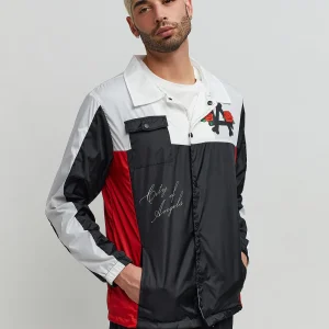 Store Los Angeles Coaches Jacket - Black Lightweight Jackets