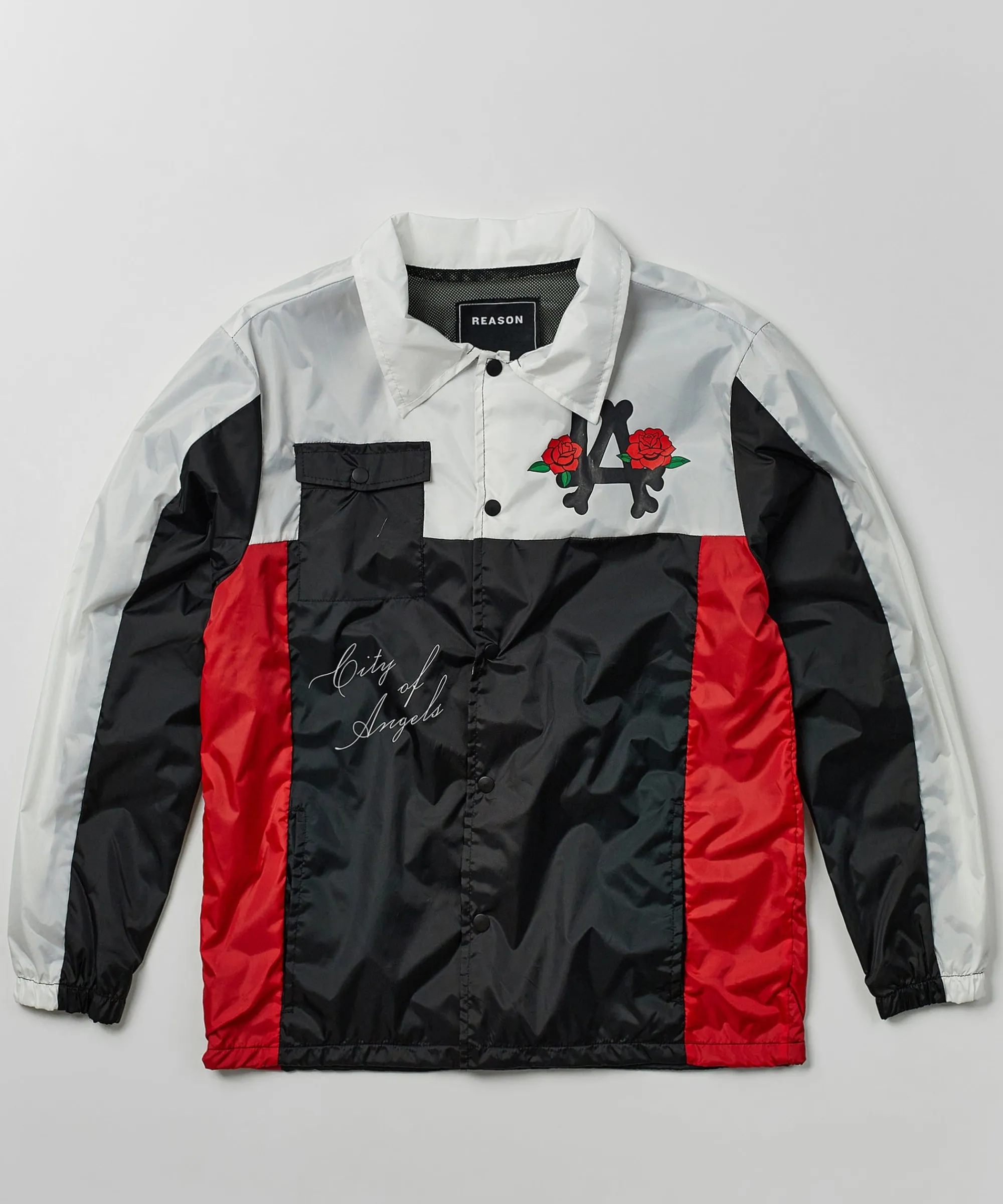 los_angeles_coaches_jacket__black_4.webp Store Los Angeles Coaches Jacket - Black Lightweight Jackets