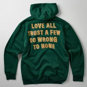 New Love All Hoodie - Olive Green Hoodies | Hoodies
