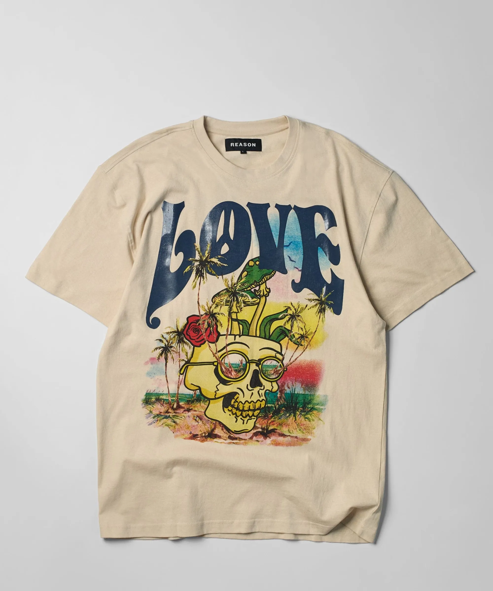 love_hate_short_sleeve_tee__sand_0.webp Store Love Hate Short Sleeve Tee - Sand Graphic Tees