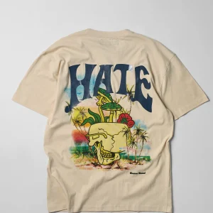 Store Love Hate Short Sleeve Tee - Sand Graphic Tees