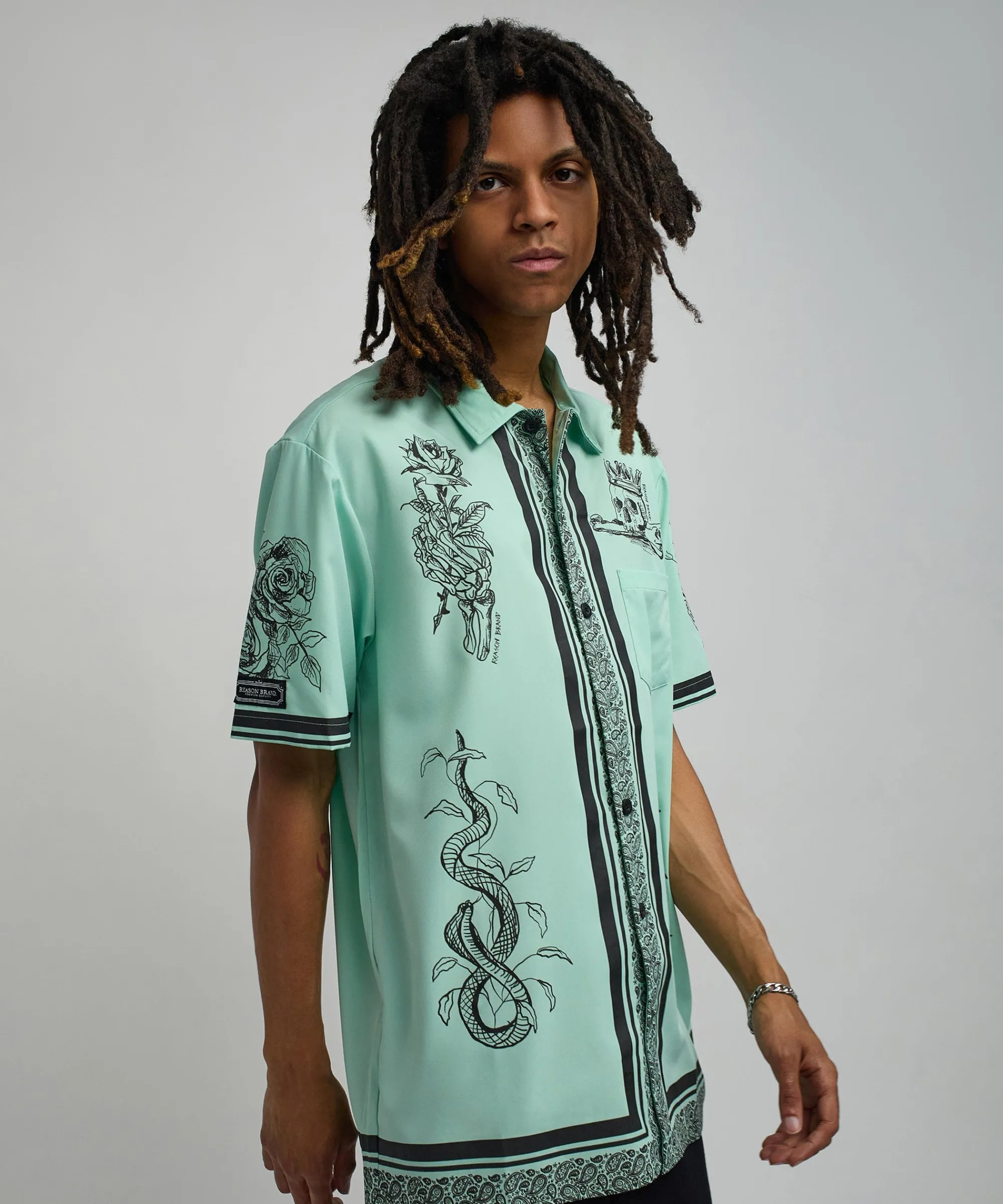 luca_short_sleeve_shirt__olive_green_1.webp Hot Luca Short Sleeve Shirt - Olive Green Button Downs