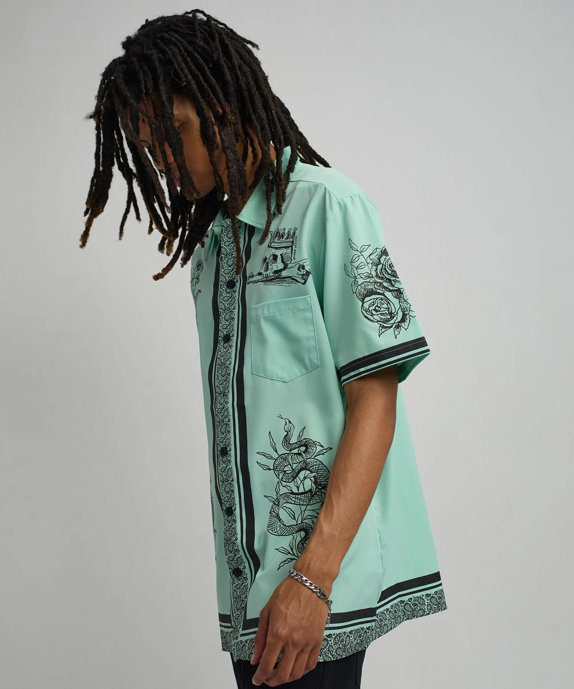 luca_short_sleeve_shirt__olive_green_3.webp Hot Luca Short Sleeve Shirt - Olive Green Button Downs