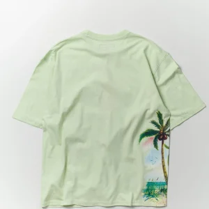 Outlet Luckier We Become Oversized Graphic Tee - Olive Green Graphic Tees | Oversized Tees
