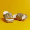 Flash Sale Maddox Checkered Slides - Brown Slides