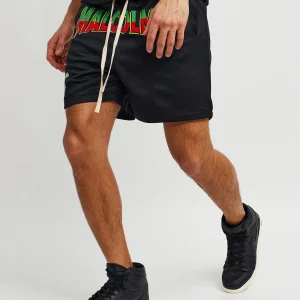 Flash Sale Malcolm X Retro Mesh Shorts - Black Shop All Bottoms | Shorts