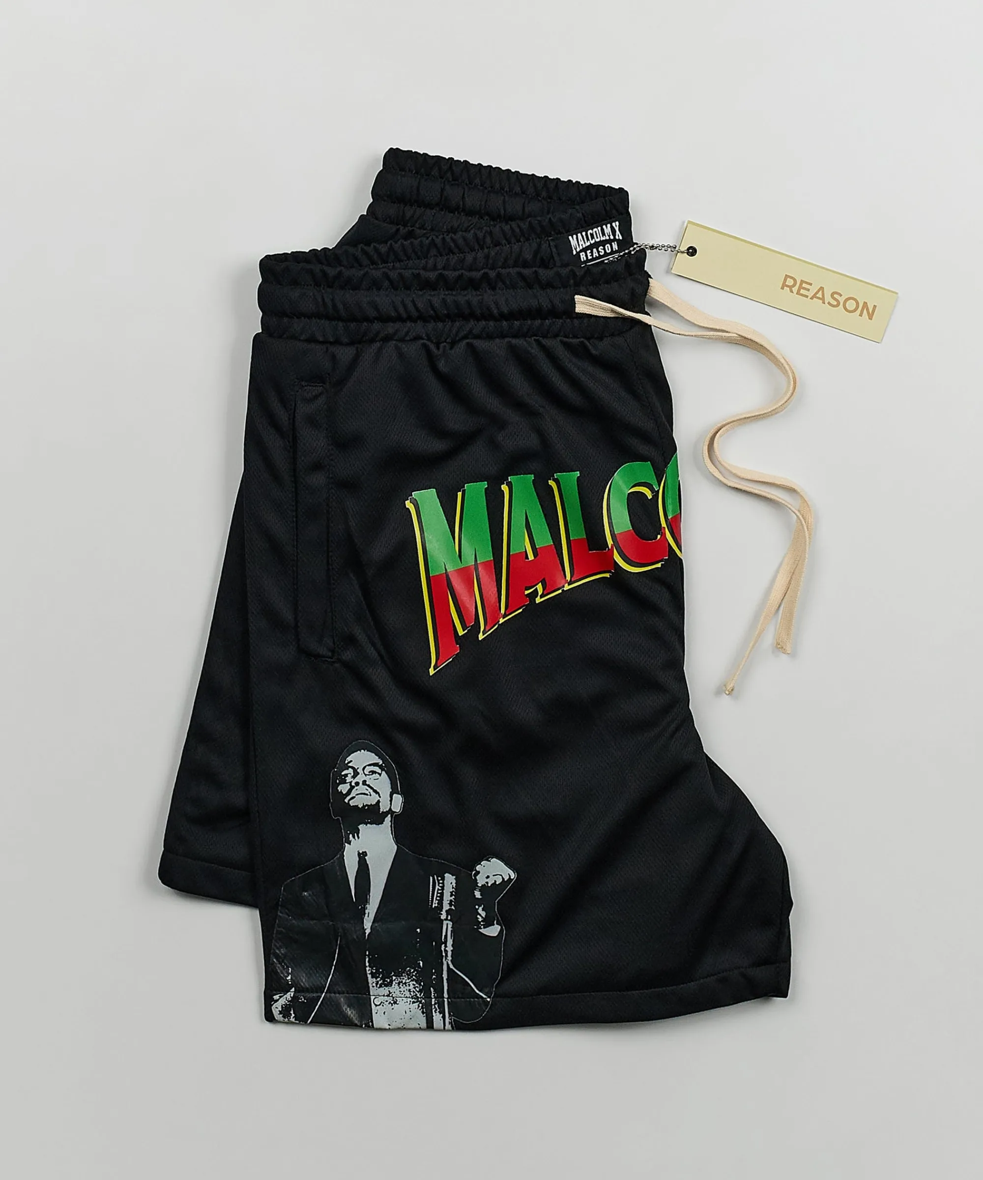 malcolm_x_retro_mesh_shorts__black_5.webp Flash Sale Malcolm X Retro Mesh Shorts - Black Shop All Bottoms | Shorts