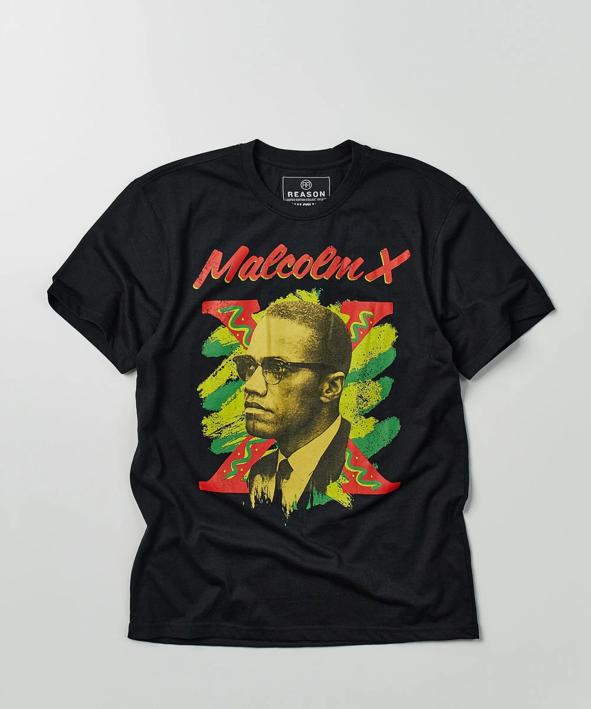 malcolm_x_vintage_short_sleeve_tee__black_0.webp Cheap Malcolm X Vintage Short Sleeve Tee - Black Graphic Tees