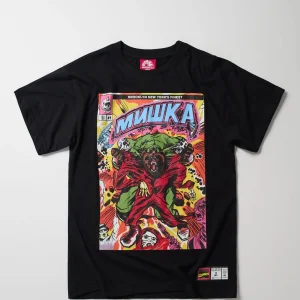 Flash Sale Mishka Brooklyns Finest Short Sleeve Tee - Black Graphic Tees