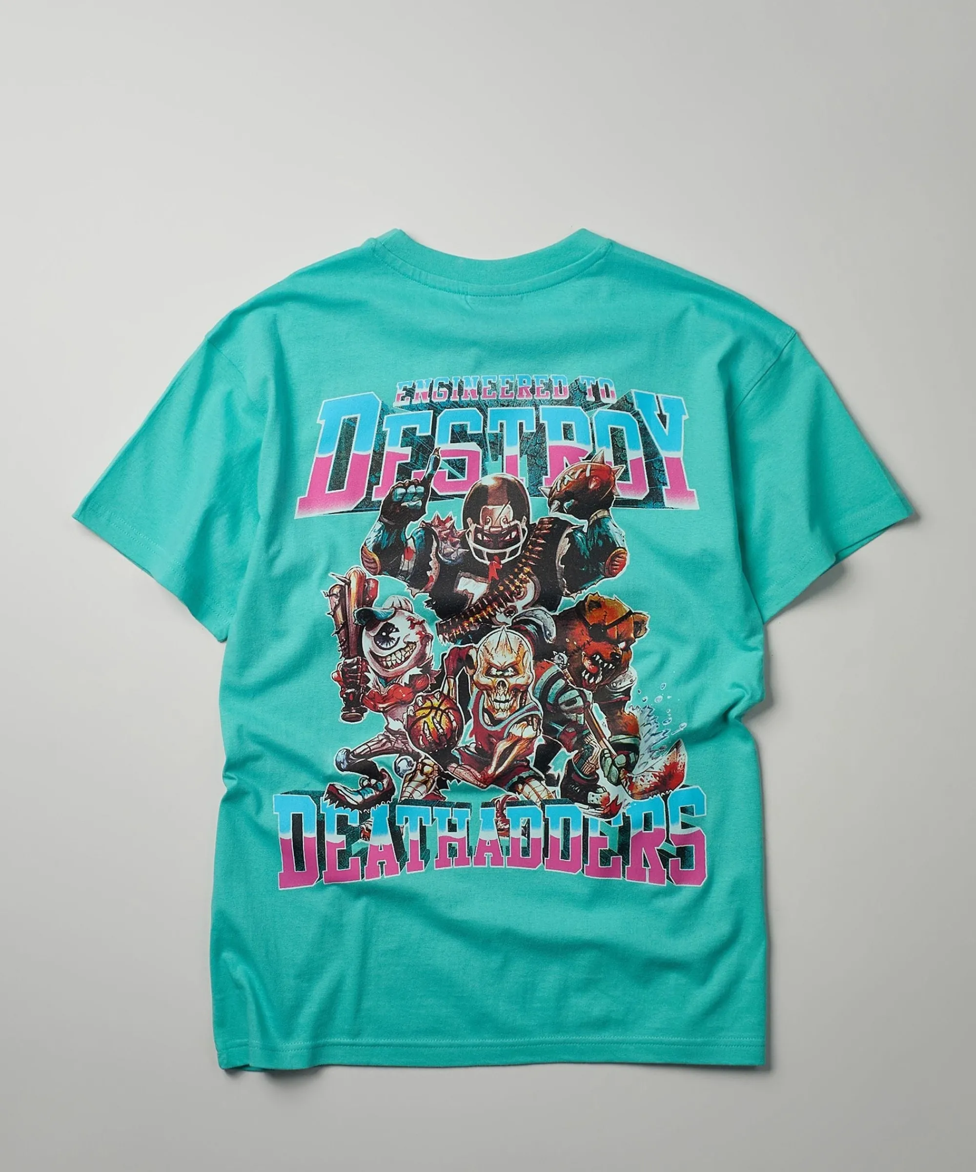 mishka_death_adders_embroidered_short_sleeve_tee__light_blue_1.webp Sale Mishka Death Adders Embroidered Short Sleeve Tee - Light Blue Graphic Tees