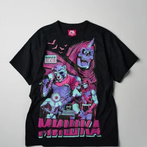 Online Mishka Disciples Of Death Short Sleeve Tee - Black Graphic Tees