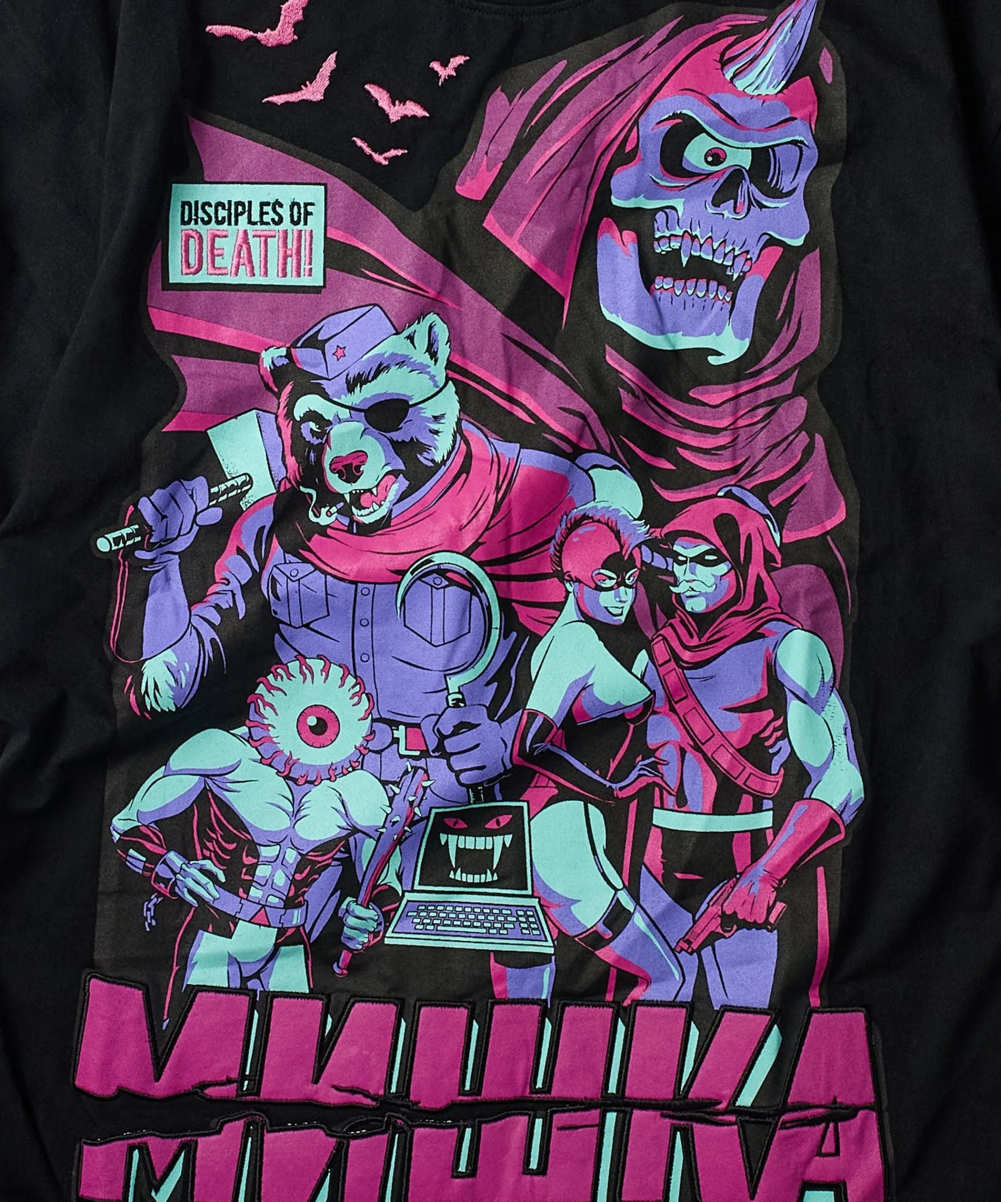 mishka_disciples_of_death_short_sleeve_tee__black_1.webp Online Mishka Disciples Of Death Short Sleeve Tee - Black Graphic Tees
