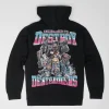 Clearance Mishka Engineered To Destroy Back Print Hoodie - Black Hoodies | Hoodies