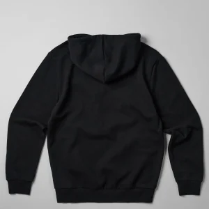 Cheap Mishka Graphic Print Embroidered Hoodie - Black Hoodies | Hoodies