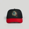 Cheap Mishka Rock Eyeball Embroidered Trucker Hat Hats