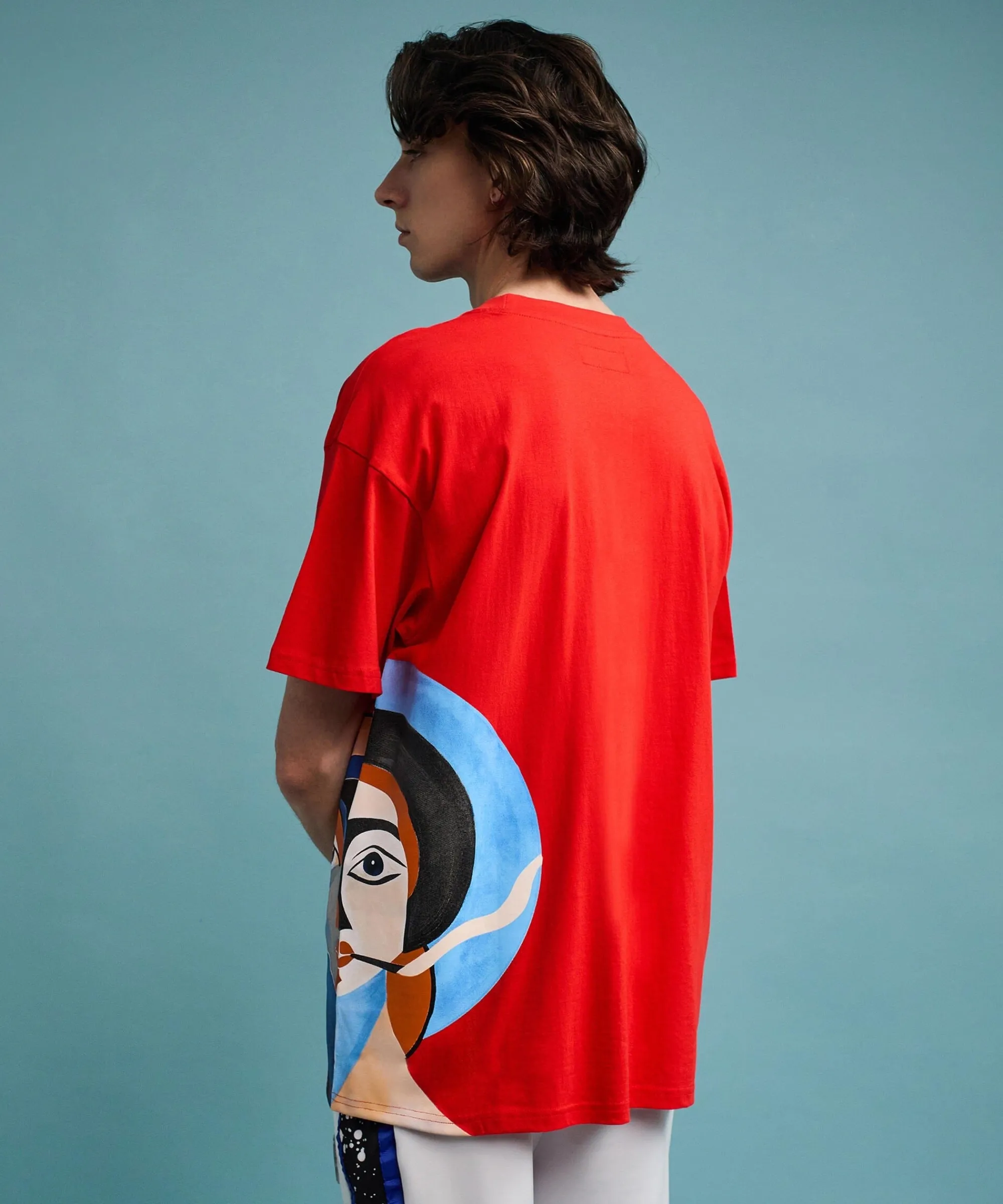 modernism_short_sleeve_tee__red_0.webp Online Modernism Short Sleeve Tee - Red Graphic Tees