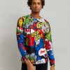 Cheap Money Drip Comic Print Long Sleeve Tee Long Sleeve Tees | Graphic Tees