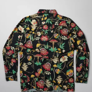 Outlet Mushroom Woven Long Sleeve Shirt - Multi Button Downs