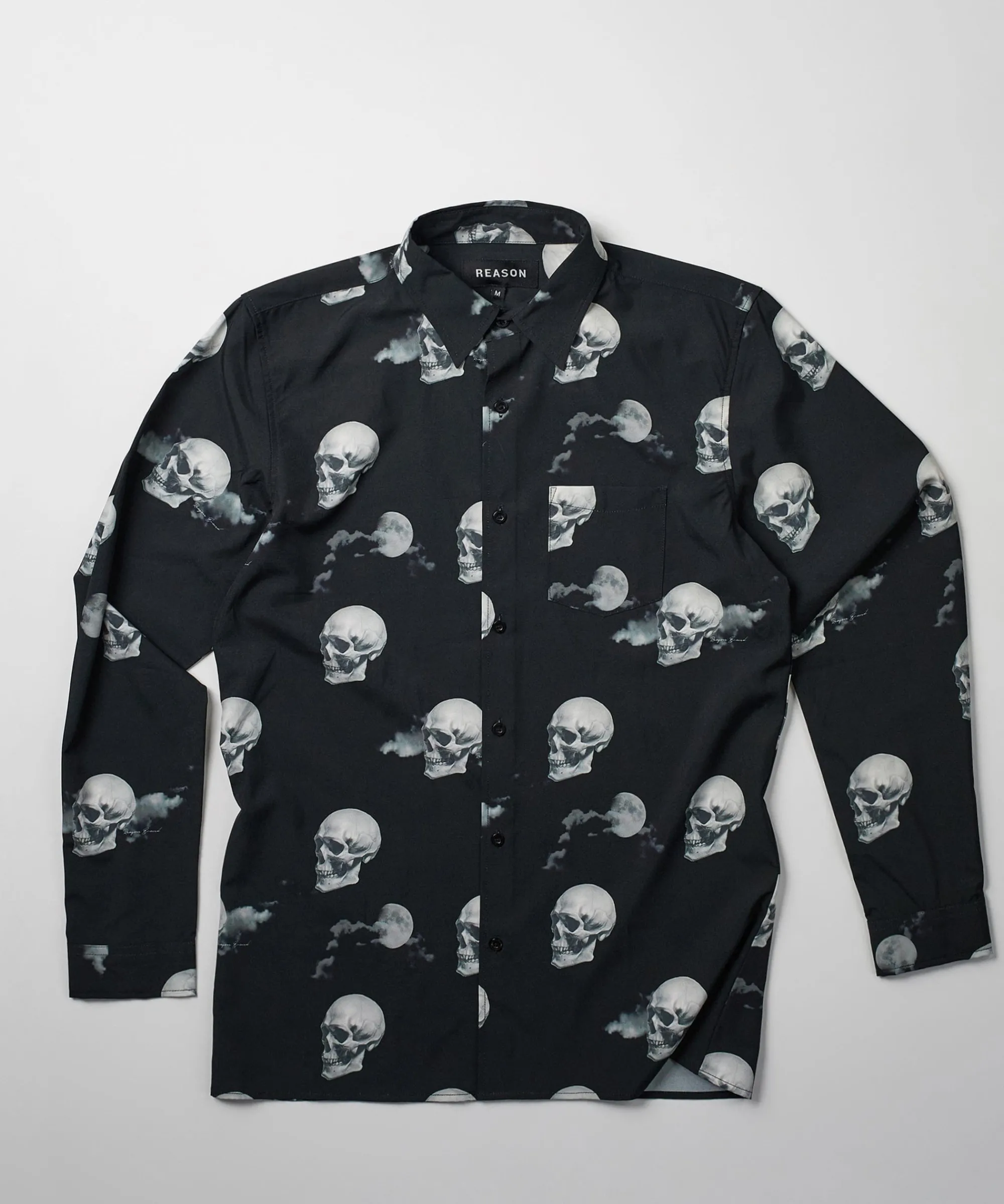 nightvision_allover_print_viscose_woven_long_sleeve_shirt_2.webp Flash Sale Nightvision Allover Print Viscose Woven Long Sleeve Shirt Button Downs