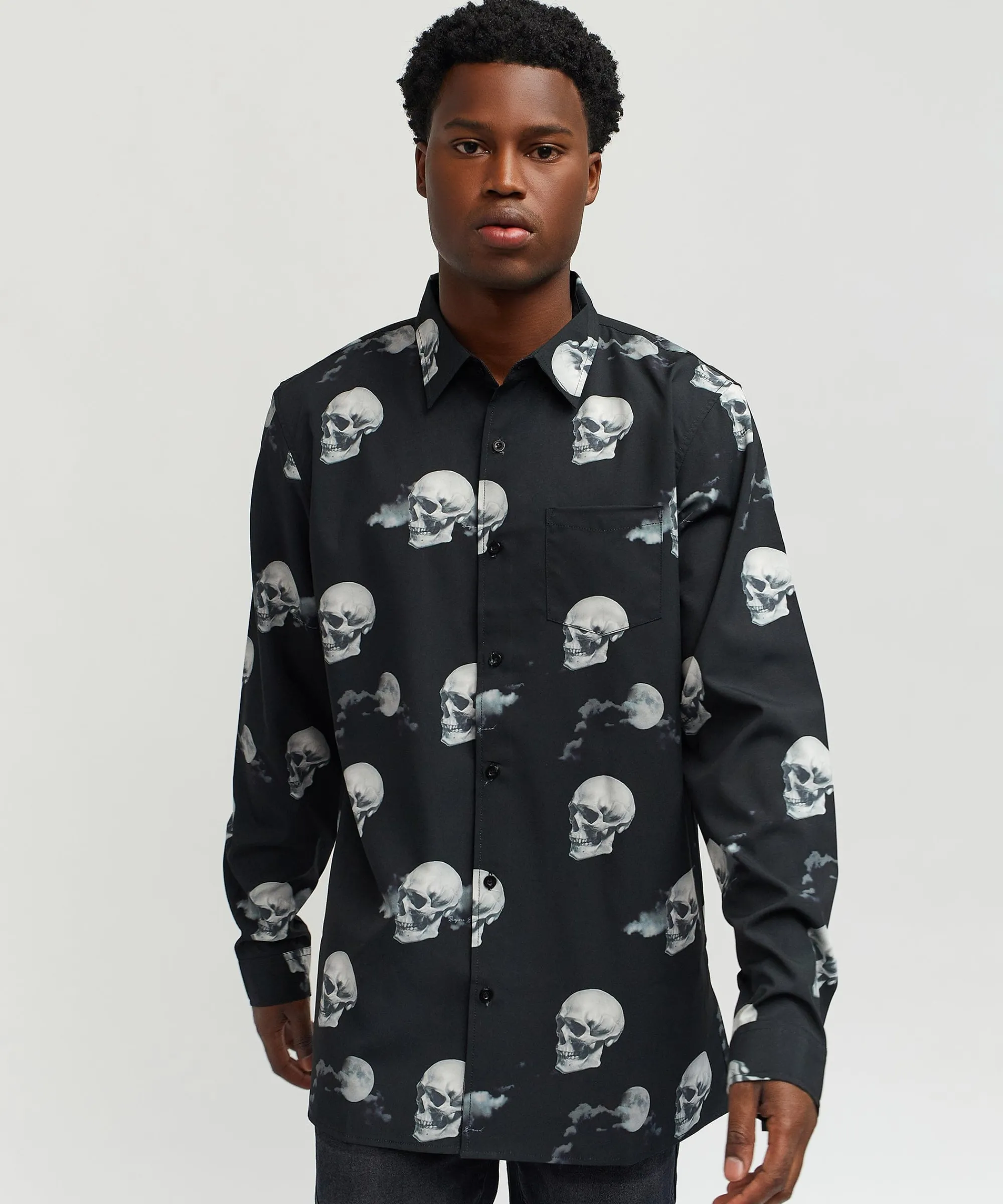 nightvision_allover_print_viscose_woven_long_sleeve_shirt_4.webp Flash Sale Nightvision Allover Print Viscose Woven Long Sleeve Shirt Button Downs